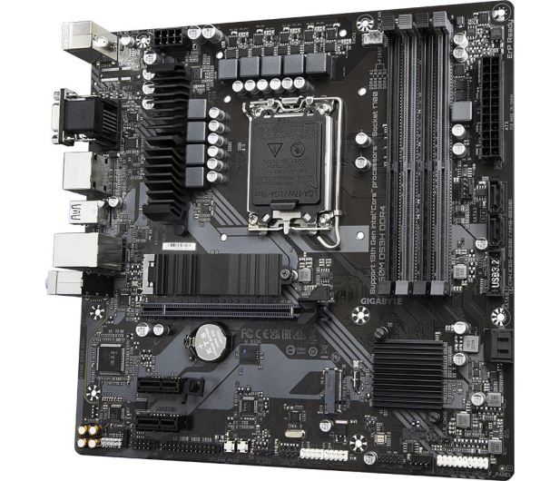 GIGABYTE Płyta główna B760M DS3H DDR4 s1700 DDR4 2DP/HDMI mATX - 1104379 - zdjęcie 4